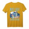 HapPanda Lilo & Stitch Not Lazy #Energy Saving Portrait T-Shirt – Offiziell lizenzierte Disney Kleidung für Damen und Herren