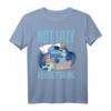 HapPanda Lilo & Stitch Not Lazy #Energy Saving Portrait T-Shirt – Offiziell lizenzierte Disney Kleidung für Damen und Herren