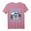 HapPanda Lilo & Stitch Not Lazy #Energy Saving Portrait T-Shirt – Offiziell lizenzierte Disney Kleidung für Damen und Herren