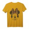 HapPanda Mickey Mouse T-Shirt - Vintage Distressed Minnie Mouse Leopard Design, Lizenziertes Disney Shirt für Disney Fans