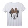 HapPanda Mickey Mouse T-Shirt - Vintage Distressed Minnie Mouse Leopard Design, Lizenziertes Disney Shirt für Disney Fans