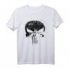 Marvel Punisher Skull T-Shirt mit Schwarz Splatter - Offiziell lizenzierte Marvel Kleidung für Fans