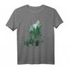 Tiermotiv Silhouette | Wolfsilhouette Wolf T-Shirt für Naturliebhaber – Perfektes Geschenk zum Geburtstag & Weihnachten