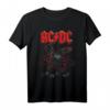 AC/DC Flieg an der Wand T-Shirt - Offizielles Rockband T-Shirt für Fans, klassisch geschnitten, doppelt genähter Saum