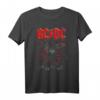 AC/DC Flieg an der Wand T-Shirt - Offizielles Rockband T-Shirt für Fans, klassisch geschnitten, doppelt genähter Saum