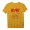 AC/DC Flieg an der Wand T-Shirt - Offizielles Rockband T-Shirt für Fans, klassisch geschnitten, doppelt genähter Saum