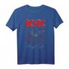AC/DC Flieg an der Wand T-Shirt - Offizielles Rockband T-Shirt für Fans, klassisch geschnitten, doppelt genähter Saum