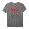 AC/DC Flieg an der Wand T-Shirt - Offizielles Rockband T-Shirt für Fans, klassisch geschnitten, doppelt genähter Saum