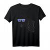 Sonnenbrillen Zebra T-Shirt - Witziges Hipster Tiermuster Shirt für Freizeit und Trend-Mode