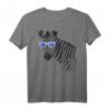 Sonnenbrillen Zebra T-Shirt - Witziges Hipster Tiermuster Shirt für Freizeit und Trend-Mode