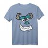 HapPanda Pixar Monsters Inc Sulley Face Costume T-Shirt - Offiziell lizenziertes Disney Pixar Fanshirt Geschenk
