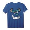 HapPanda Pixar Monsters Inc Sulley Face Costume T-Shirt - Offiziell lizenziertes Disney Pixar Fanshirt Geschenk