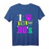 I love 80's - Retro Vintage T-Shirt für 80er & 90er Jahre Fans, perfekt für Motto Partys und als Geschenk