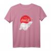 Coca-Cola Polar Bear Bottle Balance T-Shirt - Offiziell Lizenzierte Coca-Cola Bekleidung mit Eisbären-Motiv