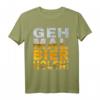 HapPanda T-Shirt mit Spruch 'Geh mal Bier holen' – Lustiges Party-Design für Bierliebhaber auf Malle, Oktoberfest & Kirmes