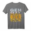 HapPanda T-Shirt mit Spruch 'Geh mal Bier holen' – Lustiges Party-Design für Bierliebhaber auf Malle, Oktoberfest & Kirmes