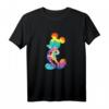 HapPanda Mickey Mouse T-Shirt in Regenbogen-Batikfarben - Offizielles Geburtstagsgeschenk für Männer, Frauen, Jungen & Mädchen