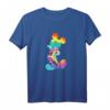 HapPanda Mickey Mouse T-Shirt in Regenbogen-Batikfarben - Offizielles Geburtstagsgeschenk für Männer, Frauen, Jungen & Mädchen