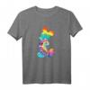 HapPanda Mickey Mouse T-Shirt in Regenbogen-Batikfarben - Offizielles Geburtstagsgeschenk für Männer, Frauen, Jungen & Mädchen