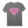 UCL DC Supergirl Logo Classic 01 Rosa T-Shirt – Lizenziertes Fan-Shirt für Damen, langlebiger Digitaldruck