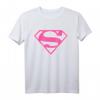 UCL DC Supergirl Logo Classic 01 Rosa T-Shirt – Lizenziertes Fan-Shirt für Damen, langlebiger Digitaldruck