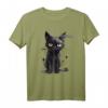Miau Katze Lustig Geschenk - Lustiges Katzenmotiv T-Shirt für Männer und Frauen, originelles Tiergeschenk