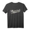 Marshall-Name Retro-Vintage T-Shirt - Stilvolles Design für Musik- und Gitarrenfans