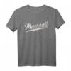 Marshall-Name Retro-Vintage T-Shirt - Stilvolles Design für Musik- und Gitarrenfans