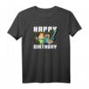 HapPanda T-Shirt für Männer und Frauen - Alex & Steve Happy Birthday Shirt, perfekt für Geburtstagsparty und Geschenk