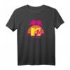 HapPanda Spring Break Palme-Logo T-Shirt - Nostalgisches Strand-Party Outfit für Feier und Urlaub