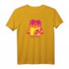 HapPanda Spring Break Palme-Logo T-Shirt - Nostalgisches Strand-Party Outfit für Feier und Urlaub
