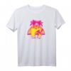 HapPanda Spring Break Palme-Logo T-Shirt - Nostalgisches Strand-Party Outfit für Feier und Urlaub