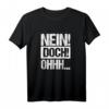 HapPanda T-Shirt – Klassisch geschnittenes Geburtstagsshirt mit doppeltem Saum für den runden Geburtstag
