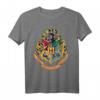 HapPanda Harry Potter Hogwarts Crest Gold T-Shirt - Lizenziertes Warner Bros Merchandise für Fans