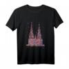 Kölner Dom Fasching Konfetti T-Shirt für Karneval & Fasching – Regionales Kostüm im Design mit Skyline & Dialekt, schwarz, M