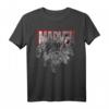 Marvel Avengers Gruppe Angriff T-Shirt - Klassische Comic Grafik, Offiziell Lizenzierte Marvel Superhelden Kleidung für Fans