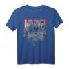 Marvel Avengers Gruppe Angriff T-Shirt - Klassische Comic Grafik, Offiziell Lizenzierte Marvel Superhelden Kleidung für Fans
