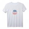 HapPanda American Flag Circle Stamp Logo T-Shirt – Patriotisches Retro-Design für Männer, Frauen, Jungen und Mädchen