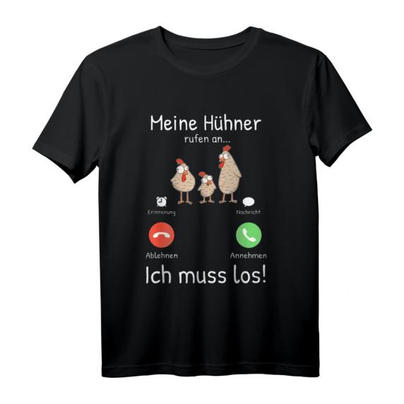 Meine Hühner rufen an Bauer Landwirt Landwirtin T-Shirt - Lustiges Hühner Motiv für Landwirte & Hühnerzüchter Meine Hühner rufen an Bauer Landwirt Landwirtin T-Shirt - Lustiges Hühner Motiv für Landwirte & Hühnerzüchter
