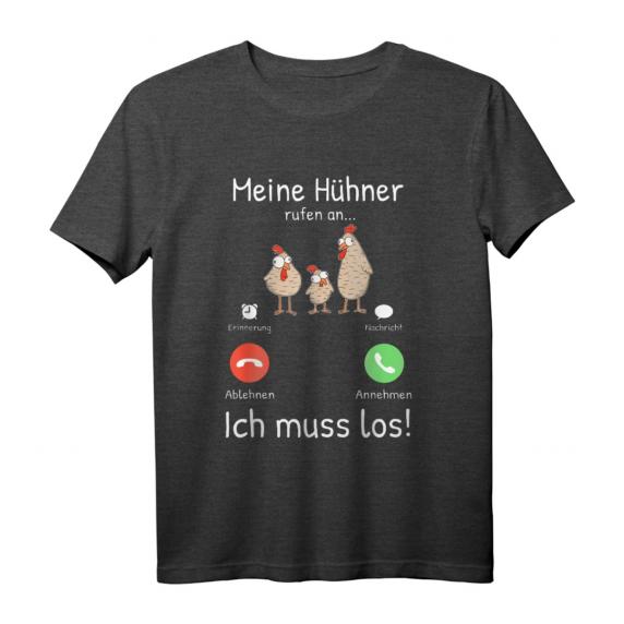Meine Hühner rufen an Bauer Landwirt Landwirtin T-Shirt - Lustiges Hühner Motiv für Landwirte & Hühnerzüchter Meine Hühner rufen an Bauer Landwirt Landwirtin T-Shirt - Lustiges Hühner Motiv für Landwirte & Hühnerzüchter