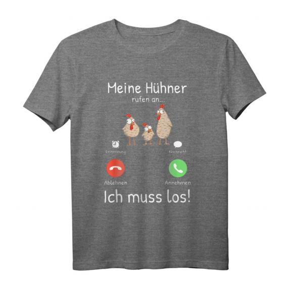 Meine Hühner rufen an Bauer Landwirt Landwirtin T-Shirt - Lustiges Hühner Motiv für Landwirte & Hühnerzüchter Meine Hühner rufen an Bauer Landwirt Landwirtin T-Shirt - Lustiges Hühner Motiv für Landwirte & Hühnerzüchter