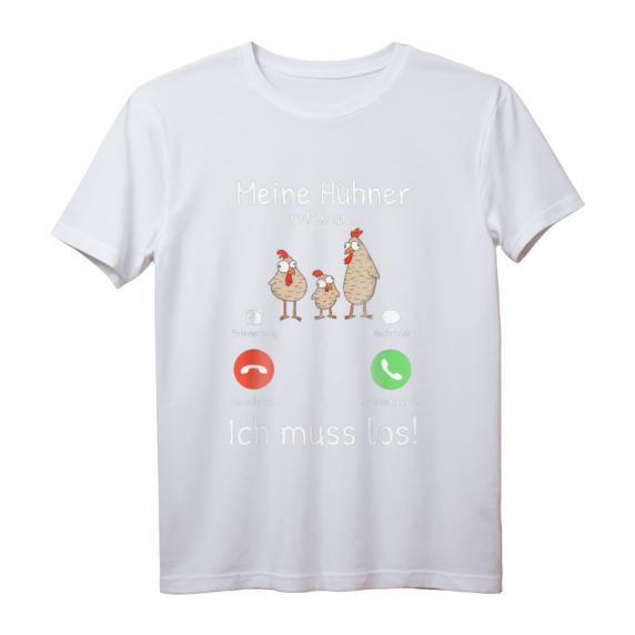 Meine Hühner rufen an Bauer Landwirt Landwirtin T-Shirt - Lustiges Hühner Motiv für Landwirte & Hühnerzüchter Meine Hühner rufen an Bauer Landwirt Landwirtin T-Shirt - Lustiges Hühner Motiv für Landwirte & Hühnerzüchter