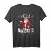 Lustiges Feliz Navidarts Dart Wortspiel Weihnachten Geschenk T-Shirt - Perfekt für Dartspieler und Bierliebhaber zur Weihnachtszeit