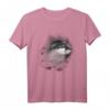 Watercolor Otter Shirt – Save the Nature T-Shirt für Tier- und Naturliebhaber, Umweltbewusstes Geschenk zum Earth Day