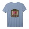HapPanda Retro-TV Logo T-Shirt - Lustiges Fanartikel für Nostalgie- und Fernsehsender-Fans