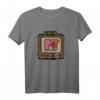 HapPanda Retro-TV Logo T-Shirt - Lustiges Fanartikel für Nostalgie- und Fernsehsender-Fans