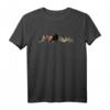 Vogelmotiv Vögel kuscheln auf einem Ast T-Shirt - Perfektes Geschenk für Vogelfreunde und Naturliebhaber