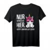 Nur Verrückte Hier Komm Einhorn Lustiges Sarkasmus T-Shirt – Perfektes Geschenk für Tierliebhaber, Fantasy-Fans & Humorliebhaber an Geburtstagen, Weihnachten & mehr