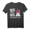 Nur Verrückte Hier Komm Einhorn Lustiges Sarkasmus T-Shirt – Perfektes Geschenk für Tierliebhaber, Fantasy-Fans & Humorliebhaber an Geburtstagen, Weihnachten & mehr