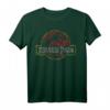 Jurassic Park Classic Fossil Build Up Logo T-Shirt - Offiziell lizenziertes Jurassic Park Merch für Dino-Fans